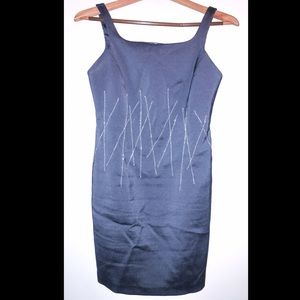 Laundry by Shelli Segal Grey+Silver Cocktail Mini